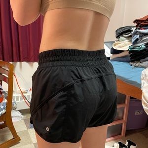 Lulu Lemon Black Athletic Shorts